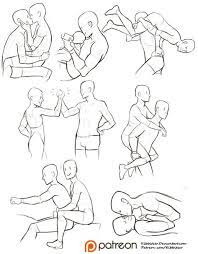 64 Ideas Drawing Reference Poses Couples Hug Drawing Couple Poses Drawing Poses Art Reference Woman hugging man from behind happy couple smiling together. drawing couple poses drawing poses