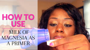 C) the basic ph of milk of magnesia neutralizes any extra stomach acid. How To Use Milk Of Magnesia As A Primer Youtube