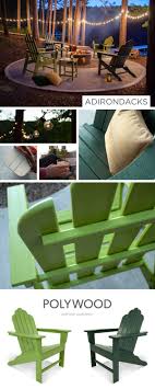 Capture The Spirit Of The Adirondack Mountains On Your Patio Or Deck With A Polywood Adirondack Chair You Ll Polywood Outdoor Furniture Outdoor Dream Backyard