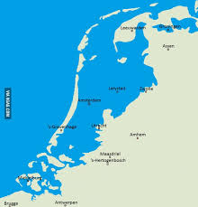 The Netherlands Without Dams Sea Level Rise Map Netherlands