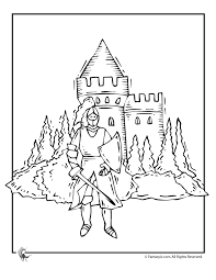 Supercoloring.com is a super fun for all ages: Castle And Knight Coloring Home