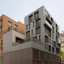 Logements Sante Maison Relais Appartements Hospitaliers Centre D Accueil De Jour Commerces Ehpad Bouci Facade Architecture Cladding Design Architecture