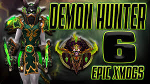 An interactive vengeance demon hunter guide that adjusts to the character you load. World Of Warcraft Bfa 6 Unique Demon Hunter Transmog Sets Youtube
