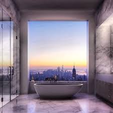 I Am Sorry But That S A Real Bathroom View In New York Park Avenue Apartment 432 Park Avenue Beautiful Bathrooms