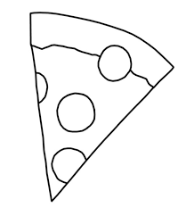 Coloring Page Pizza Slice Pizza Coloring Page Coloring Pages Pusheen Coloring Pages