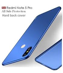 Redmi note 5 pro best price is rs. Xiaomi Redmi Note 5 Pro Plain Hard Shell Plastic Cases Clickaway Blue Plain Back Covers Online At Low Prices Snapdeal India