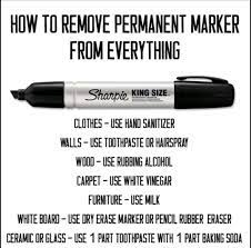Removing Permanent Marker Do It And How