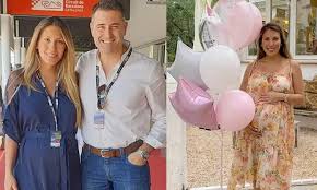 Delly Madrid reveló nombre de sus mellizas en tierno baby shower