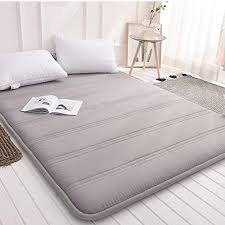 Yellow Star Foldable Queen Size Mattress Tatami Floor Mat Portable Sleeping Pad Dorm Futon Mattress Topper Quilte Queen Mattress Size Dorm Futon Futon Mattress