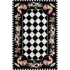 Save up to 70% off retail. 6 Round Angla Rooster Kitchen Area Rug Black Nuloom Target