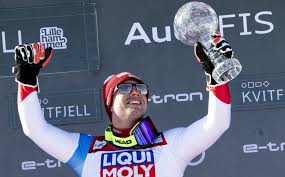 Beat feuz eröffnet und gewinnt das lauberhornrennen in wengen 2018. Feuz Earns Downhill Crystal Globe At Fis Alpine Ski World Cup In Kvitfjell