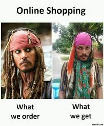 Online Shopping What We Order Vs What We Get Meme Memezila Com