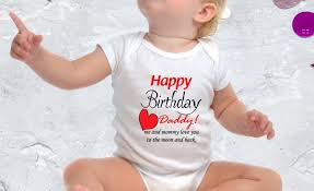Birthday wishes to baby boy quotes and images. Happy Birthday Daddy Present Teeshd Custom T Shirt