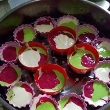 Resepi apam susu kukus sukatan cawan.kami share resepi apam susu kukus yang sangat simple, cantik dan gebu. Resepi Apam Susu Gebu Pelangi