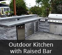 Standard features include a cal flame g4, 4 burner grill, 27 in. Outdoor Kitchens Outdoor Kitchen Contractors San Diego
