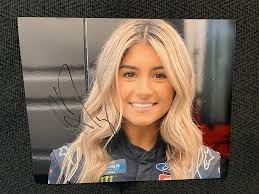 Hailie Deegan NASCAR Signed 8 X 10 Photo Racing Autographed | eBay