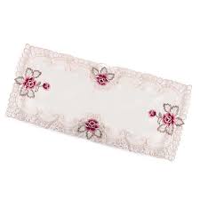 Click here to change your country and language. 40x85cm Country Style Floral Embroidered Lace Tablecloth Table Mat Decorations Kitchen Accessories Mats Pads Mats Pads Aliexpress