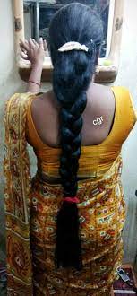 Tamil Girl With Long Braid Of Hair Indian Long Hair Braid Long Indian Hair Bun Hairstyles For Long Hair