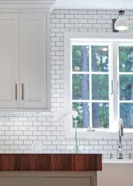 The joilet range with it's deep gem colours has an option of a prisma, texture tile with a ripple. Subway Tile Backsplash With Wood Countertops And Butcher Blocks Wood Countertop Butcherblock And Bar Top Blog