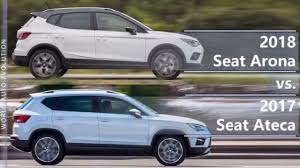 2018 Seat Arona Vs 2017 Seat Ateca Technical Comparison Youtube