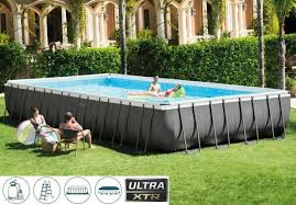 Le piscine fuori terra in legno solaris wood rappresentano un modo davvero semplice di realizzare il sogno di una piscina a casa propria. Piscina Fuoriterra Intex 26372 Plus Ultraframe Rettangolare Misura 975 X 488 X 132 Con Pompa A Sabbia E Accessori Modello Nuovo Ex 28372