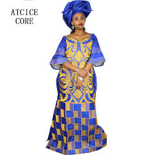 Couture broderie homme et femme. Robes Africaines Traditionnelles Avec Broderie Bazin Pour Les Femmes Design A La Mode Coupe Longue Avec Echarpe Ensemble Deux Pieces Nouvelle Collection A023 Aliexpress