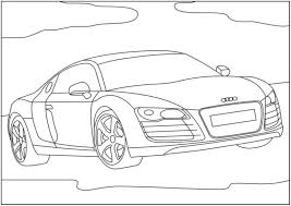 Audi R8 Coloring Pages Coloring Pages Color Character