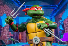 Raphael is a fictional superhero and one of the four main characters of the teenage mutant ninja turtles comics and all related media. Teenage Mutant Ninja Turtles Giant Size Raphael Figure By Neca Toys Toyark Photo Shoot The Toyark News