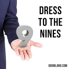 Hey Guys Our Idiom Of The Day Is Dress To The Nines Which Means Wearing Very Fashionable Or Expensive Clothes Idioms And Phrases Idioms English Idioms