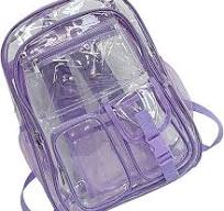 Transparenter Rucksack – Mädchen-Rucksack, transparenter ...