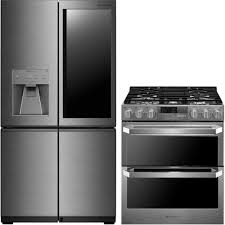 It also pays to do your appliance shopping at the home depot when you take advantage of our free appliance delivery service and special financing options. Lg Signature 2 Piece Kitchen Appliances Package With Lupxc2386n 36 Inch French Door Refrigerator And Lutd4919sn 30 Inch Slide In Dual Fuel Range In Stainless A Tremendous Home