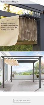 Diy Pergola Retractable Roof Shade Http Www Uk Rattanfurniture Com Product Beyondfashion Smlxl Waterproof Outdoor Wicker Rattan Garden Diy Pergola Home Decor