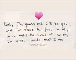 Baby I M Yours Justequotes