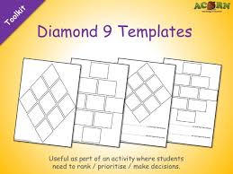 diamond 9 templates