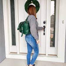 This wristlet is perfect for shorter outings or times that i'm not taking my kids. Nothing Says Spring Like Matching My Lilyjadeco Bag To My Front Door Decor Papercraneathome Made Front Door Decor Magnolia Green Door Decorations