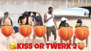 Kiss Or Twerk 2 Public Interview Bournemouth Beach Edition Youtube