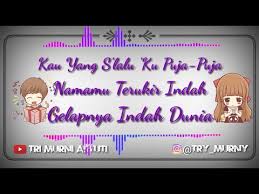 Ku Puja Puja Ipank Animasi Lyrics Youtube