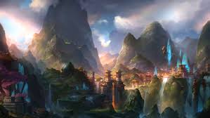 Free for commercial use no attribution required high quality images. Anime Wallpapers Fantasy City Fantasy Landscape Anime Wallpaper