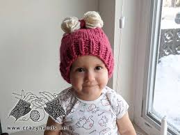 Double pointed needles for knitting in the round. Chunky Toddler Bow Knit Hat Pattern Crazy Hands Knitting