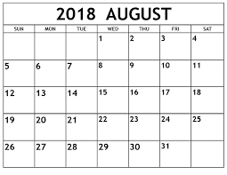 Decorative August 2018 Calendar August 2018 Calendar Pdf Word Excel Vertical And Landscape Format 2018 Calendar Template August Calendar Calendar Template