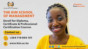 Become part of Kenya Institute of Management family by enrolling for any of  our Diplomas, Certificates or Professional Certifications courses this  intake. April 2021 Intake is currently Ongoing. ONLINE CLASSES AVAILABLE.  Visit