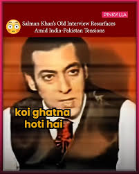 An old interview of Salman Khan has resurfaced, where he emphasized that  both Indians and Pakistanis suffer equally during t*rror att@cks. The actor  stated that “Pakistan is also a victim of t*rrorism”