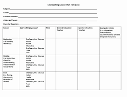 Co Teaching Lesson Plan Template Fresh Co Teaching Lesson Plan Template Pdf Teacher Lesson Plans Template Preschool Lesson Plan Template Lesson Plan Templates