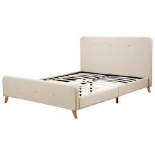 Maybe you would like to learn more about one of these? Lara Contemporary Upholstered Platform Bed Queen Beige Best Buy Canada