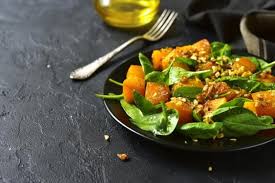 Recette Salade De Courge Butternut Rotie Et Pousses D Epinard 750g Recette Courge Butternut Recette Salade