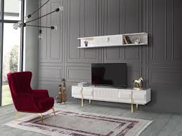 Wohnzimmer modern egger s einrichten. Wohnzimmer Tv Wand Pianno Mit Unterschrank In Weiss Moebel Lux De