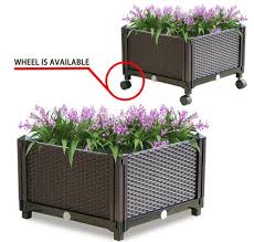 You can also choose from plastic there are 545 suppliers who sells outside plastic flower pots on alibaba.com, mainly located in asia. Garden Plastic Flower Raised Grow Bed Vegetable Planter Pots For Deep Root Longxiang