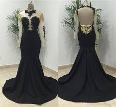 Black And Gold Formal Evening Gowns Real Photo Black And Gold Lace Mermaid Evening Prom Dresses 2020 With Long Illusio In 2020 Celebrity Dresses Red Carpet Cheap Evening Gowns Formal Evening Dresses Long