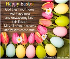 Easter is joyful spring holiday, so share your happiness with your happy easter to my favourite bunny on the planet! Happy Easter Messages And Sms Dgreetings