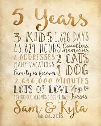 5 Year Anniversary Gift 5th Year Of Marriage Or Dating Etsy In 2020 Mens Anniversary Gifts 5th Wedding Anniversary Gift 5 Year Anniversary Gift